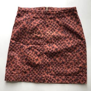 Free people mini skirt